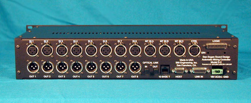 Model D-2 processor back panel